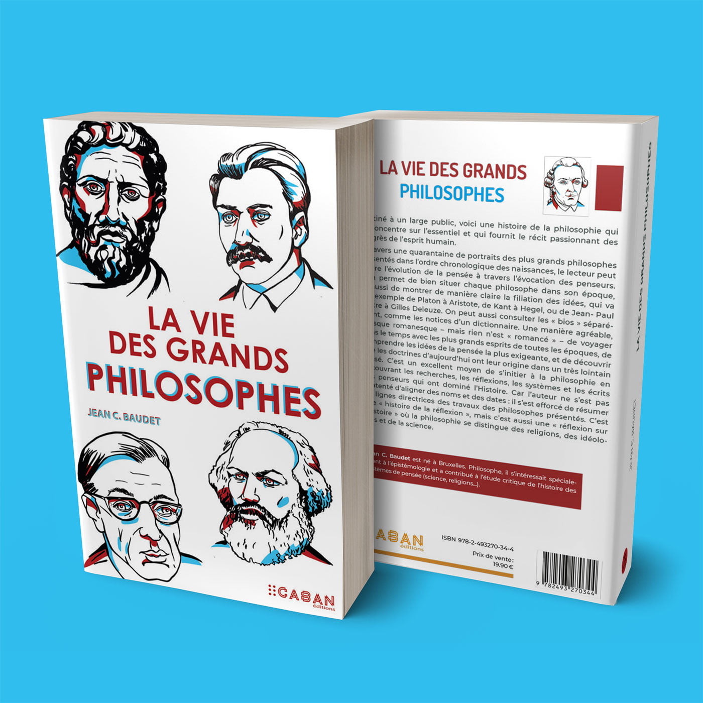 Pages illustrées du livre La vie des grands philosophes