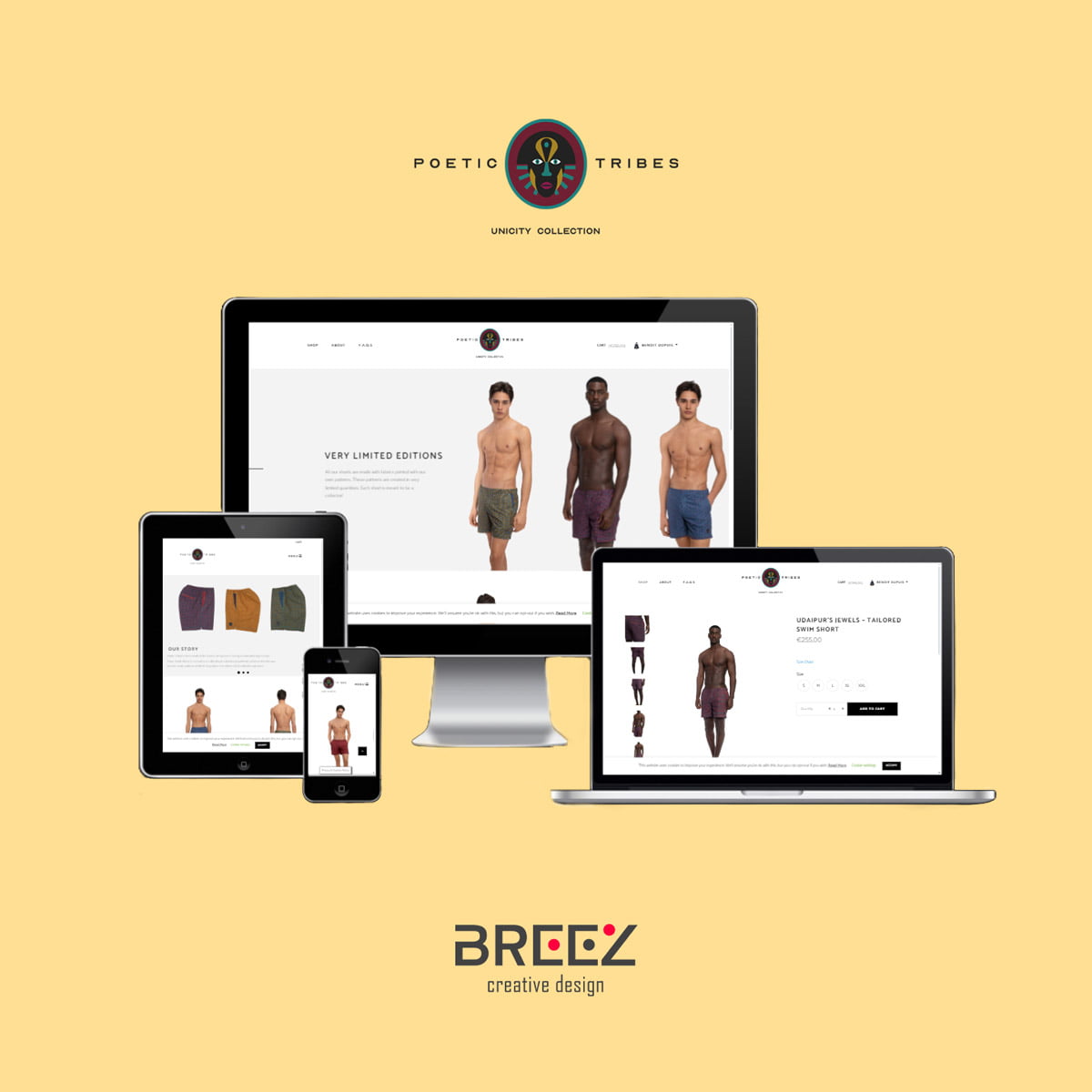 Capture du site Poetic Tribes